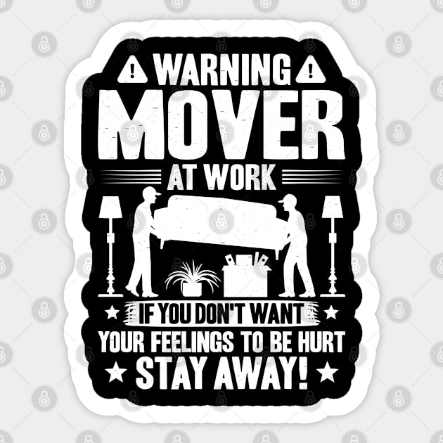 Mover Moving Furniture Mover Remover Removalist Sticker by Krautshirts